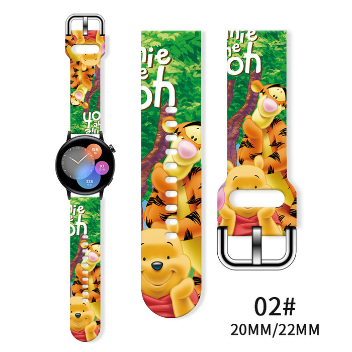 Wholesale Tpu Printed Watch Strap JDC-WD-NuoQi030