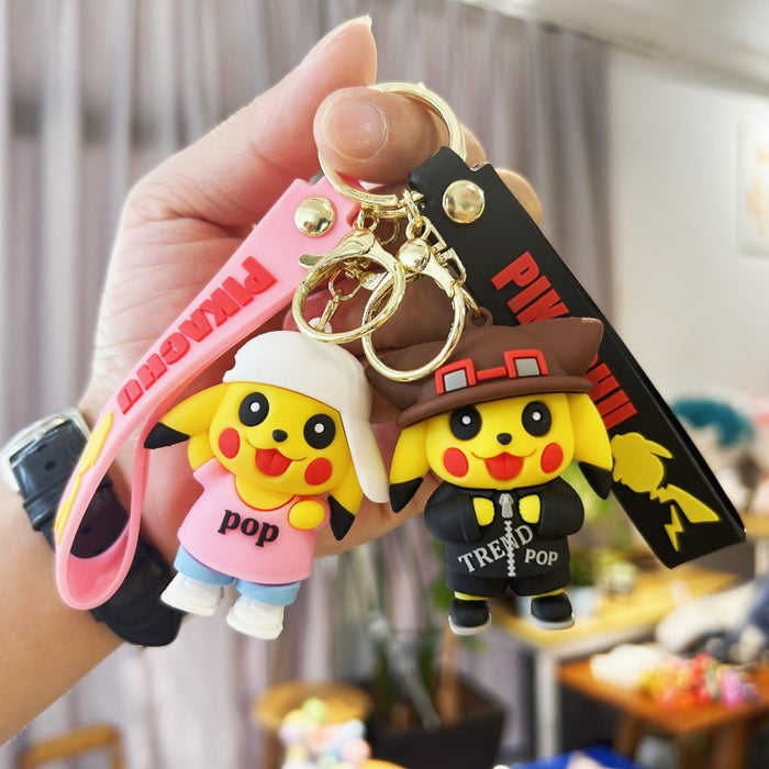 Wholesale PVC Cartoon Doll Keychain JDC-KC-WuYi122