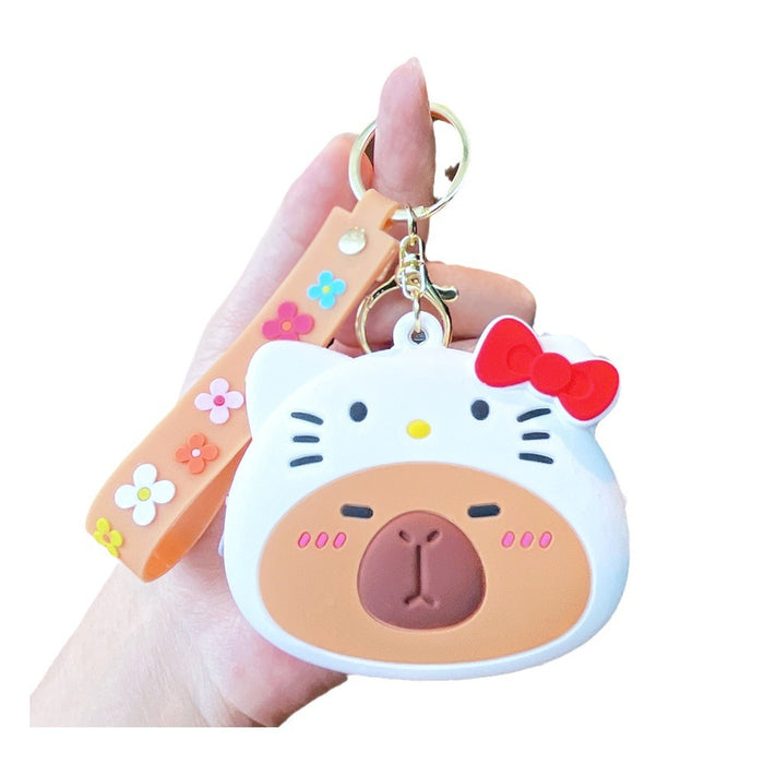 Wholesale Creative cross-dressing Sanrio coin purse keychain cute girl backpack pendant accessories small gifts