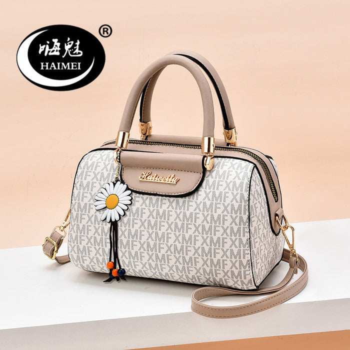 Wholesale Shoulder Bag PU Daisy Boston Bag Handbag Diagonal (F) JDC-SD-Meid005