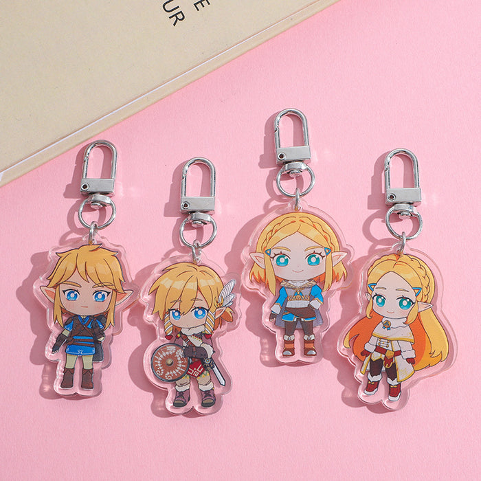 Wholesale Cartoon Cute Acrylic Keychain JDC-KC-AnDao008