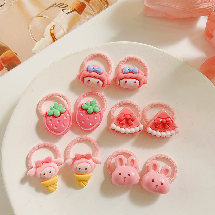 Wholesale Princess Theme Cute Small Hair Ties for Kids - Fashion Accessory Gift