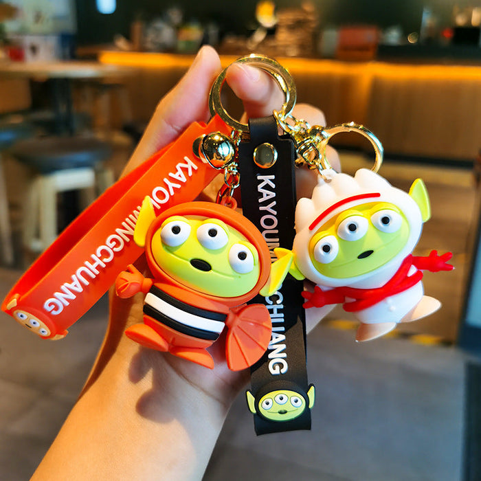 Wholesale silicone cute animation key chain （F） JDC-KC-YMeng019