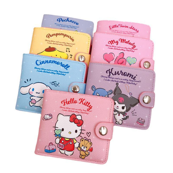 Wholesale PU Cartoon Short 2-fold Wallet JDC-WT-YaLL012