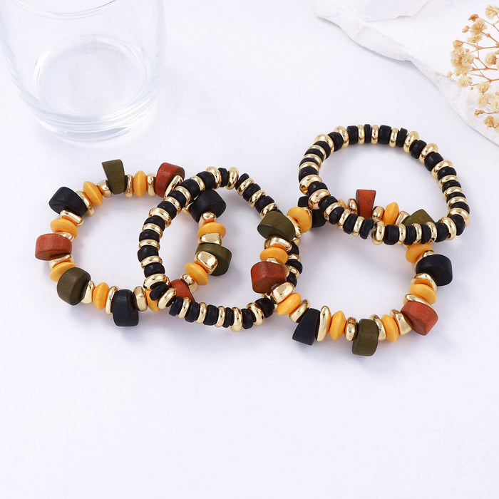 Wholesale Wooden Double-Layer Stacked Gravel Women's Suit