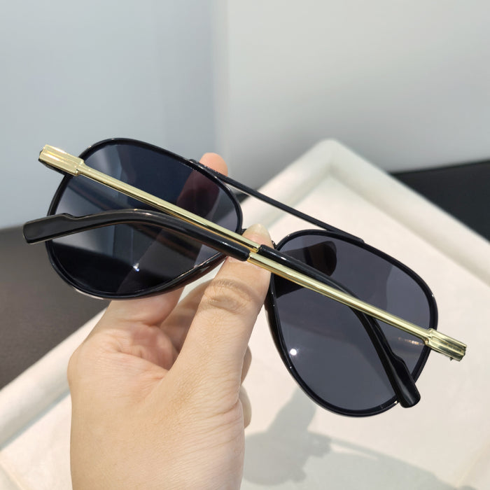 Wholesale New Fashionable Men's Fishing and Driving Sunglasses Anti UV Classic Pilot