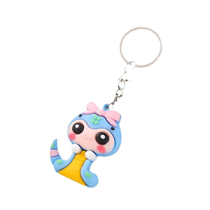 Wholesale  Soft Rubber Keychain Doll Cute  Doll  Bag Hanging Gift