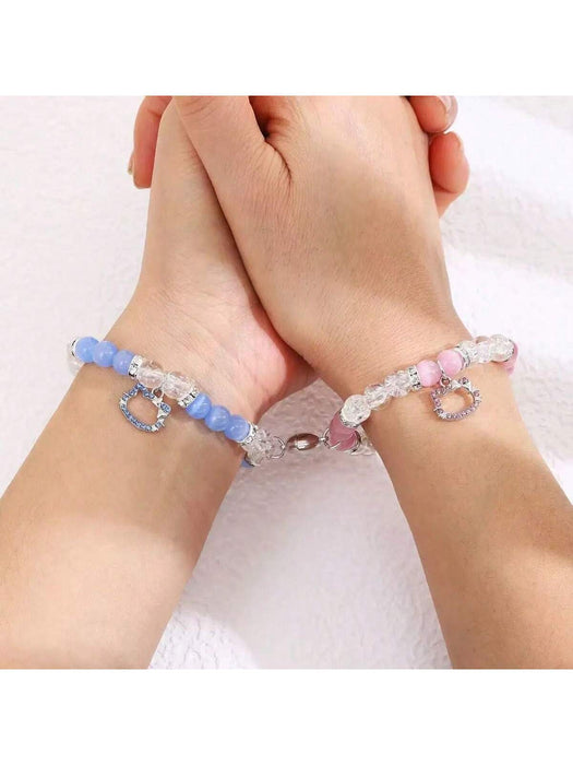 Wholesale Cute blue cartoon Miyuki bracelet