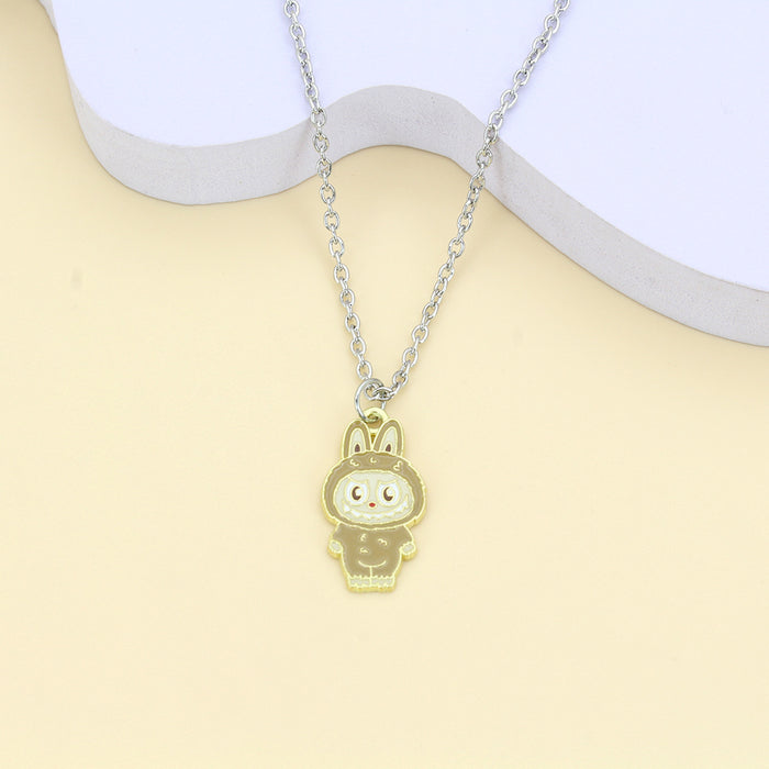 Wholesale Cartoon cute necklace alloy exquisite collarbone chain