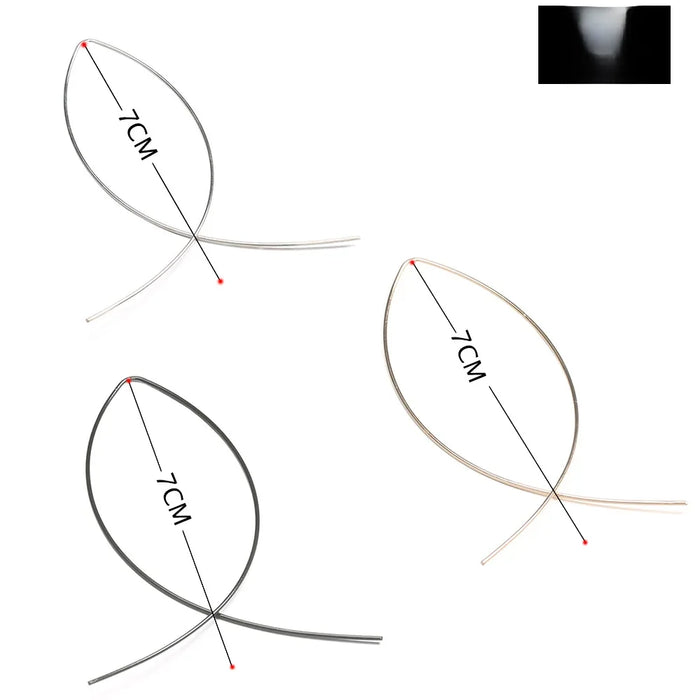 Wholesale New fashion and minimalist abstract art fishing line earrings handmade earrings