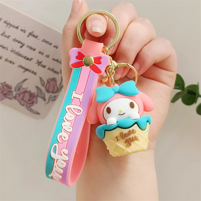 Wholesale Cartoon Silicone Doll Keychain JDC-KC-HaoXi012