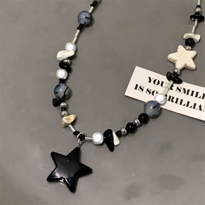 Wholesale Beaded necklace for women, light luxury, niche, high-end design, collarbone chain