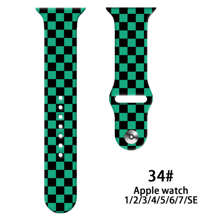 Wholesale Personalized Printed Silicone Watch Strap JDC-WD-NuoQi014