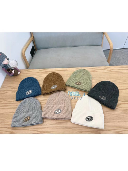 Wholesale autumn and winter fashionable versatile warm and cold-proof knitted hat JDC-HT-MaiM003