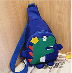 Wholesale Cartoon children's bag dinosaur children's chest bag cute girl backpack boy baby diagonal bag