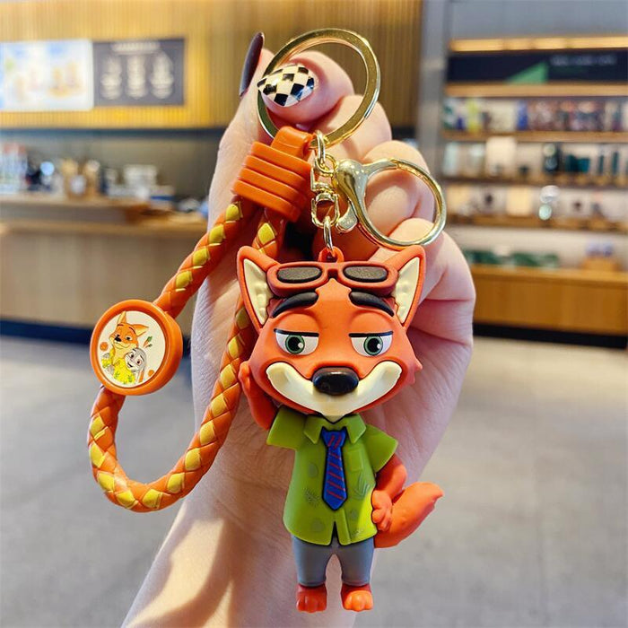 Wholesale Bag Pendant Keychain Rabbit Keychain Car Keys Fox Keychain