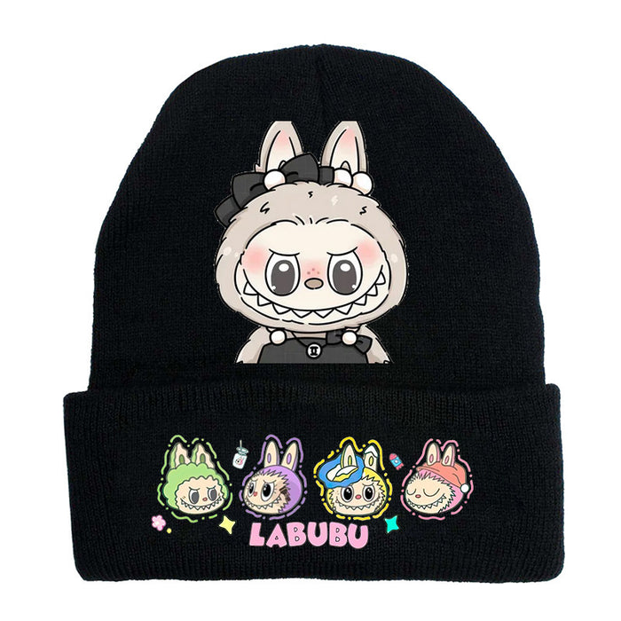 Wholesale   knitted hat autumn and winter new wool hat adult outdoor warm hat cross-border cartoon cold hat