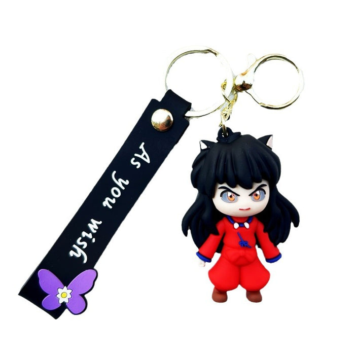 Wholesale PVC Cartoon Doll Keychain JDC-KC-WuYi153