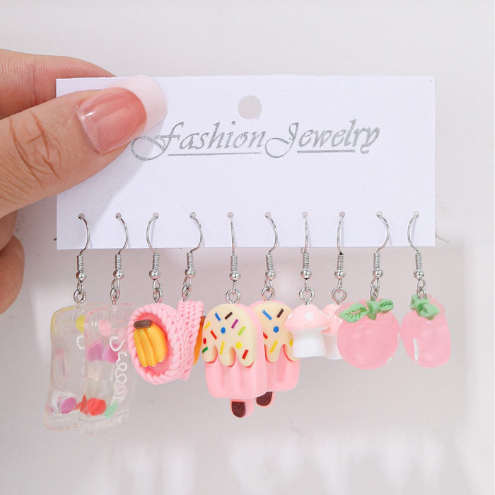 Wholesale Earrings Pendant Drop Glaze Butterfly Earrings Children's Cartoon  Earrings