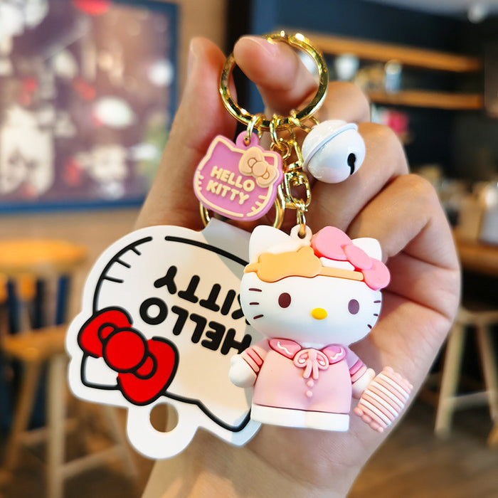 Wholesale Cartoon Doll Silicone Keychain JDC-KC-Tingm235