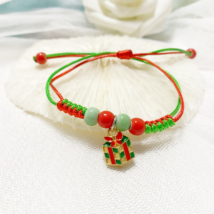 Wholesale Christmas cartoon bracelet  Christmas tree donuts deer a variety of optional manufacturers