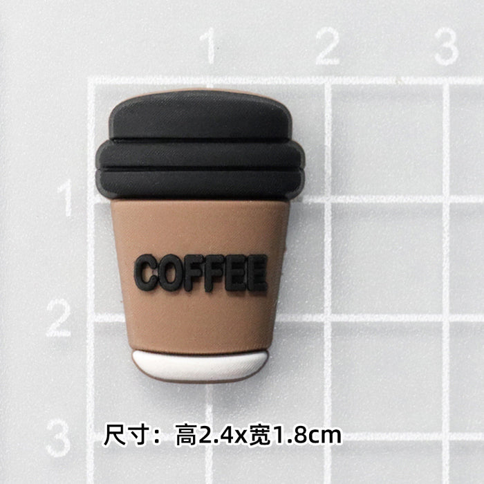 Wholesale 10pcs Soft rubber briquette elf silicone patch slippers buckle headset phone case airbag bracket refrigerator sticker accessories