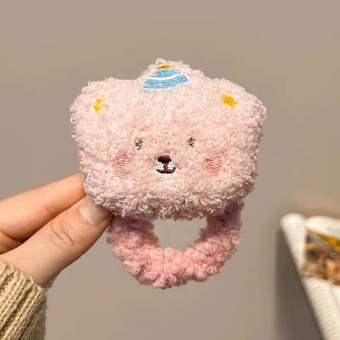 Wholesale plush bear Hair Scrunchies