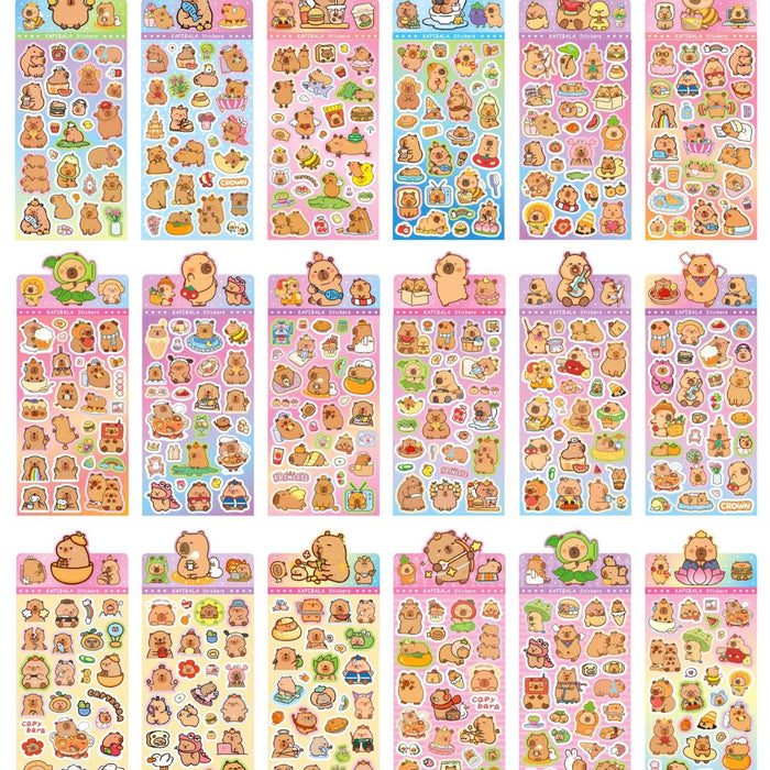 Wholesale cartoon Laser Goo Card Sticker Cute Hand Account Decoration Sticker