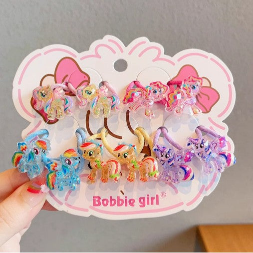 Wholesale Cartoon children' s hair ties hair clips