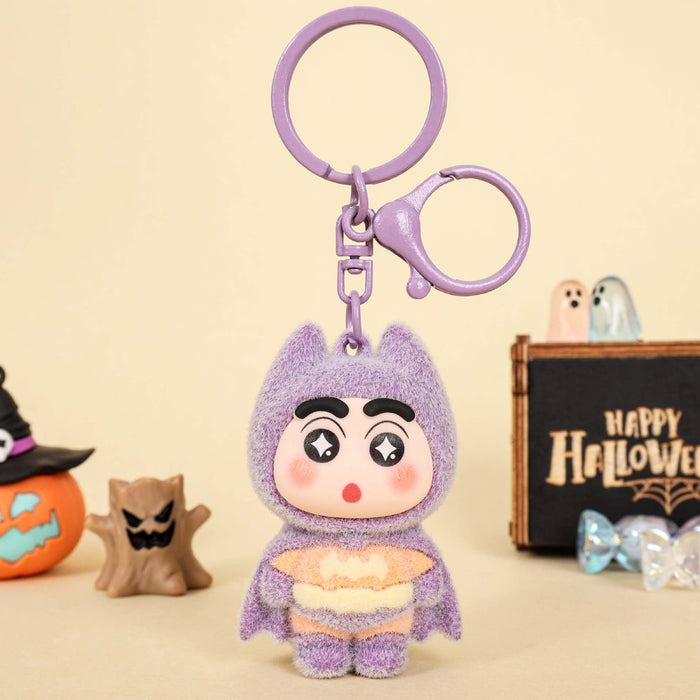 Wholesale Flocking Cartoon Keychain Cute Design Bag Charm Christmas Accessory MOQ≥3