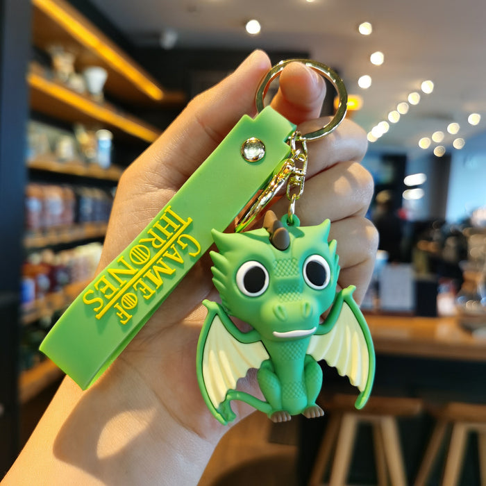 Wholesale Cartoon Silicone Doll Keychain JDC-KC-Tingm299