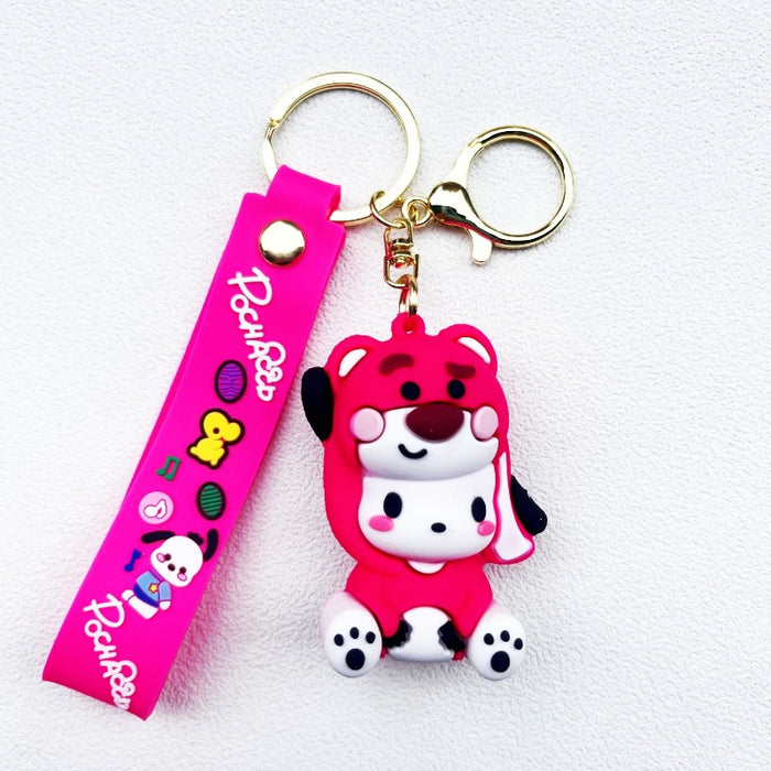 Wholesale PVC Cartoon Doll Keychain JDC-KC-WuYi191