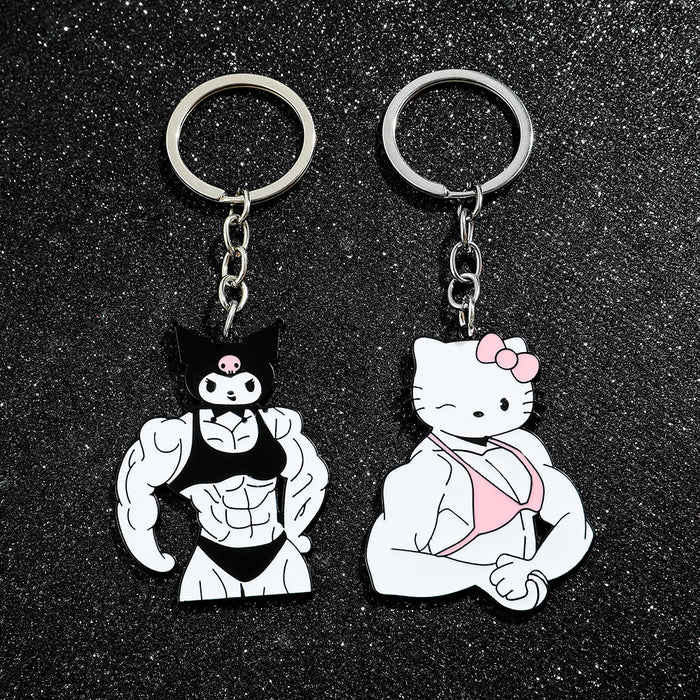 Wholesale Cartoon Zinc Alloy Keychain JDC-KC-GYu006