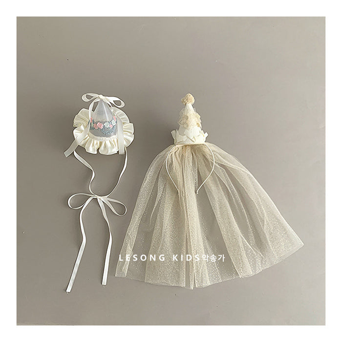 Wholesale Hairband Crown Mesh Birthday Hat Photo Props