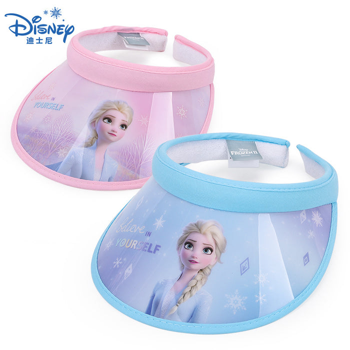 Wholesale Children's sun hat, sunshade, sun protection, empty top beach hat, PVC