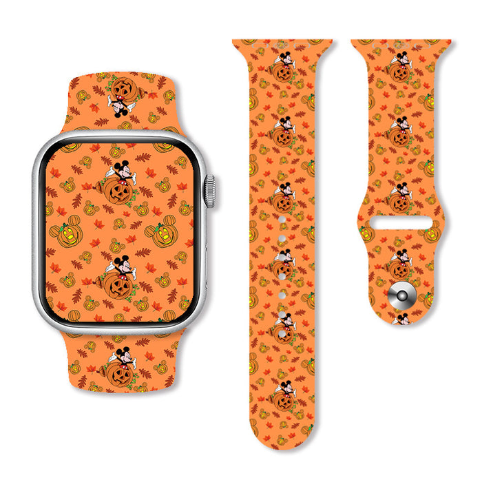 Wholesale Printed Silicone Watch Strap Wristband JDC-WD-NuoQi044