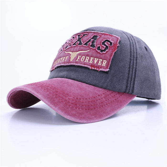 Wholesale Alphabet baseball cap, fashionable retro casual sun hat, autumn spring summer men's duckbill cap
