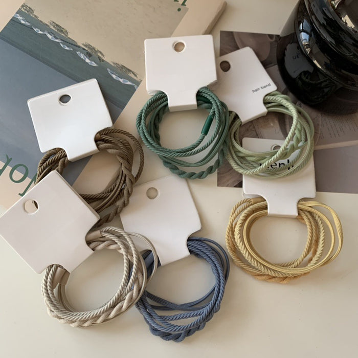 Wholesale Small rubber band, high-end feel, versatile, high elasticity headband, high ponytail tied tightly with headband