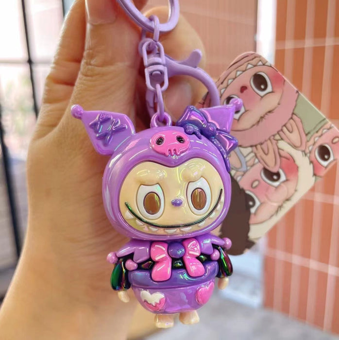 Wholesale Cute Electroplated Keychain Small Pendants