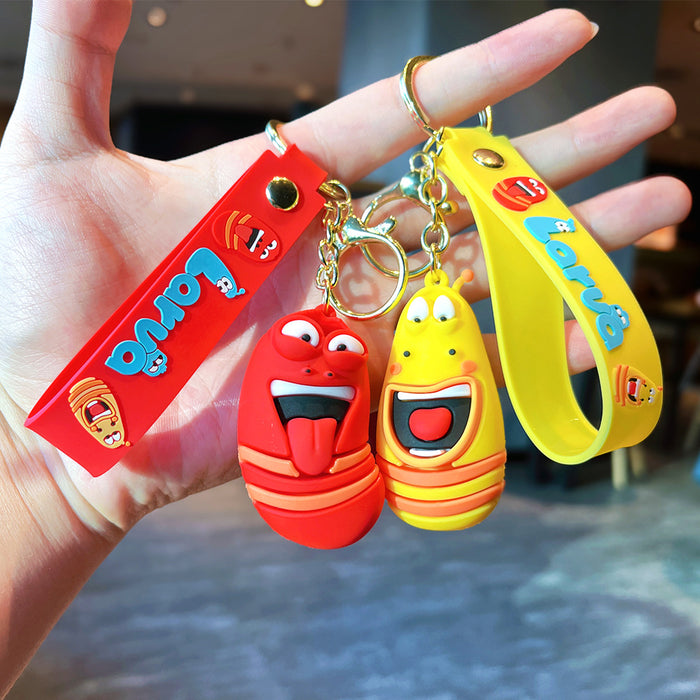 Wholesale Cute and funny keychain, student backpack pendant, cartoon doll keychain