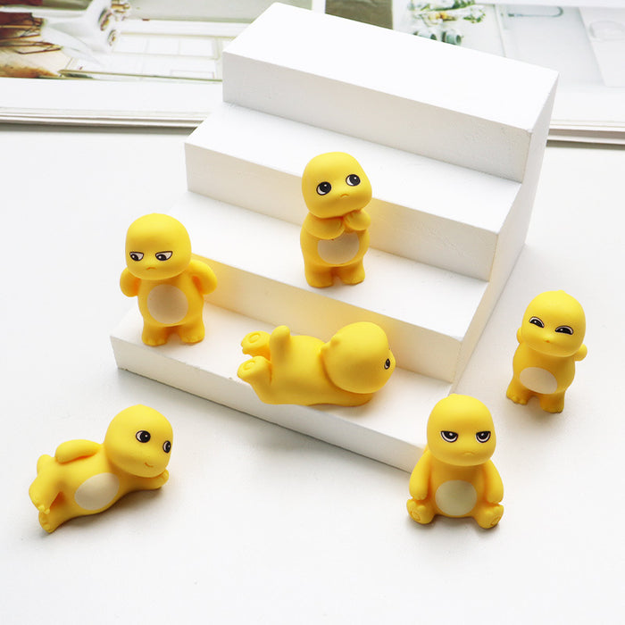 Wholesale P 3D Cute Solid Color Resin Little Dinosaur Accessories DIY JDC-FK-YaoL002