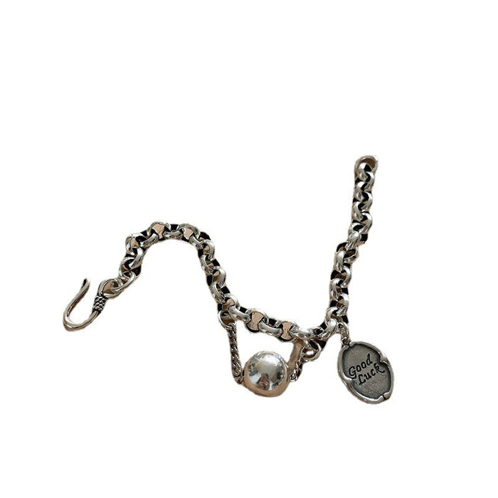 Wholesale  goodluck tag bracelet  ball hip hop cold style fashion bracelet