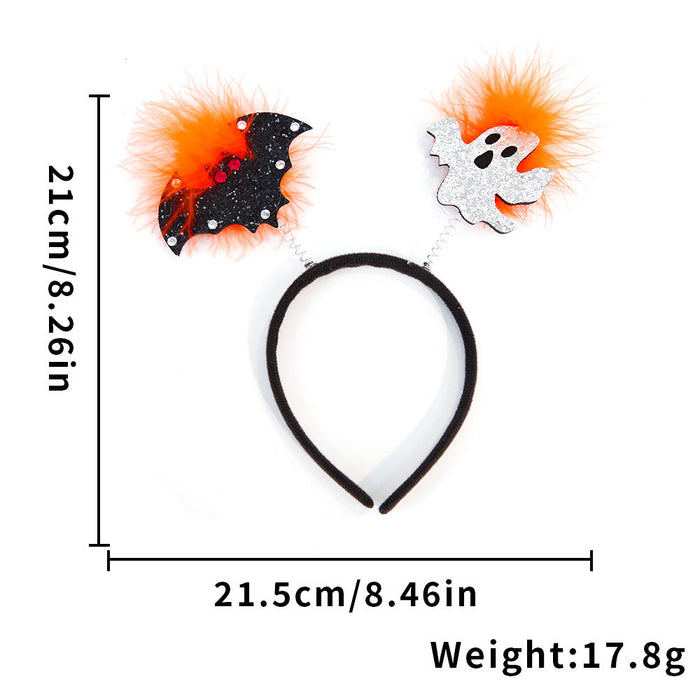 Wholesale Plastic Headband Pumpkin Witch Hat Hair Hoop For Party Celebrations