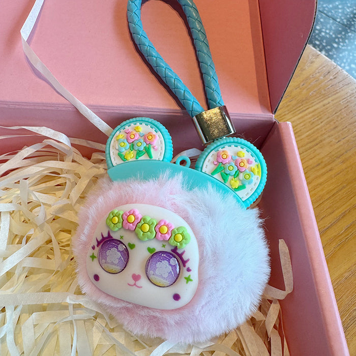 Wholesale Plush Keychain Fur Ball Pendant Soft Cute Bear Plush