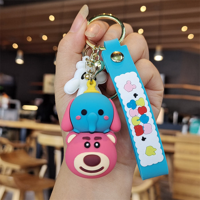 Wholesale Cartoon Silicone Doll Keychain JDC-KC-ZhuoRan025