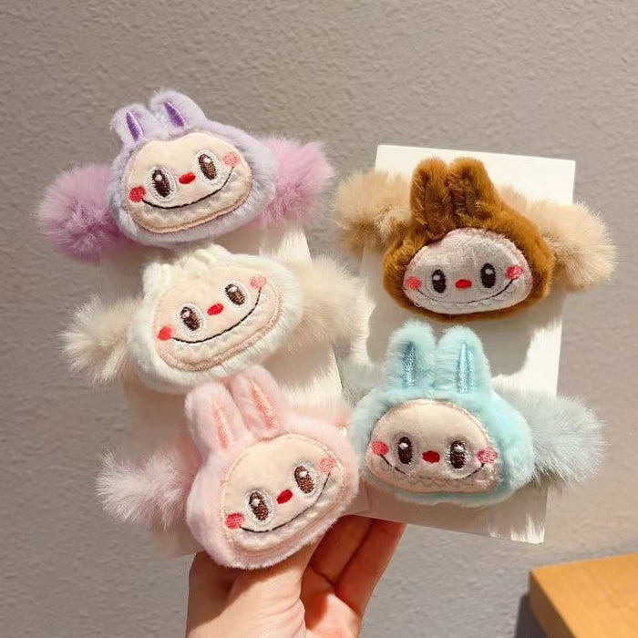 Wholesale Cartoon cute plush headband cute furry children sweet and non damaging hair accessory