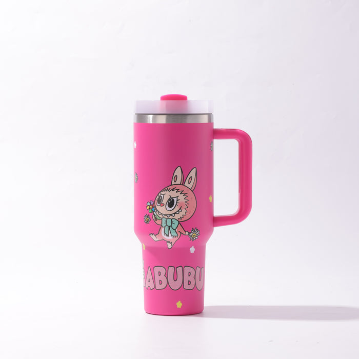 Wholesale 40oz Stainless Steel Tumbler with Handle and Straw Chic Drinkware MOQ≥2