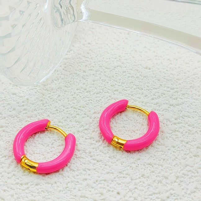 Wholesale Earrings, earrings, light luxury, high-end titanium steel jewelry