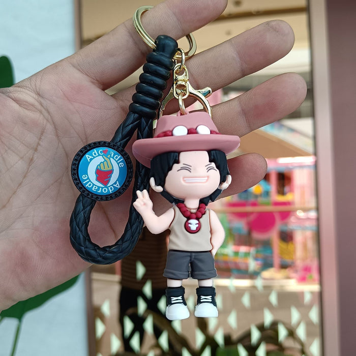 Wholesale Silicone Cartoon Doll Keychain JDC-KC-YiChang009