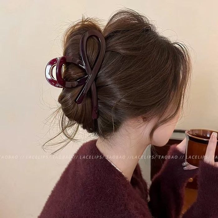 Wholesale Acrylic Grab Clip Hair Large Shark Hairpin Women's Back of Head Hair Accessories